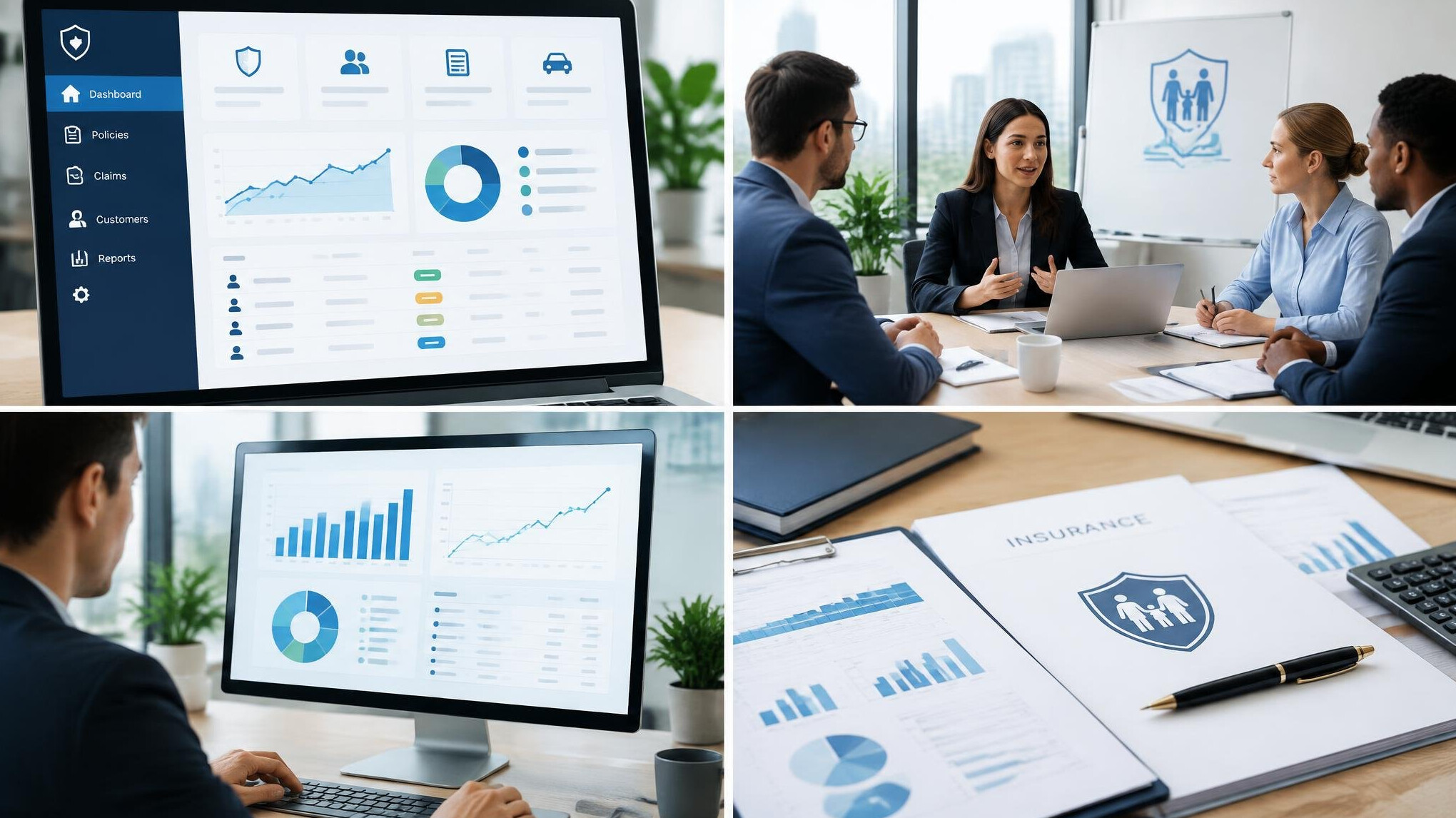 insurance software interface