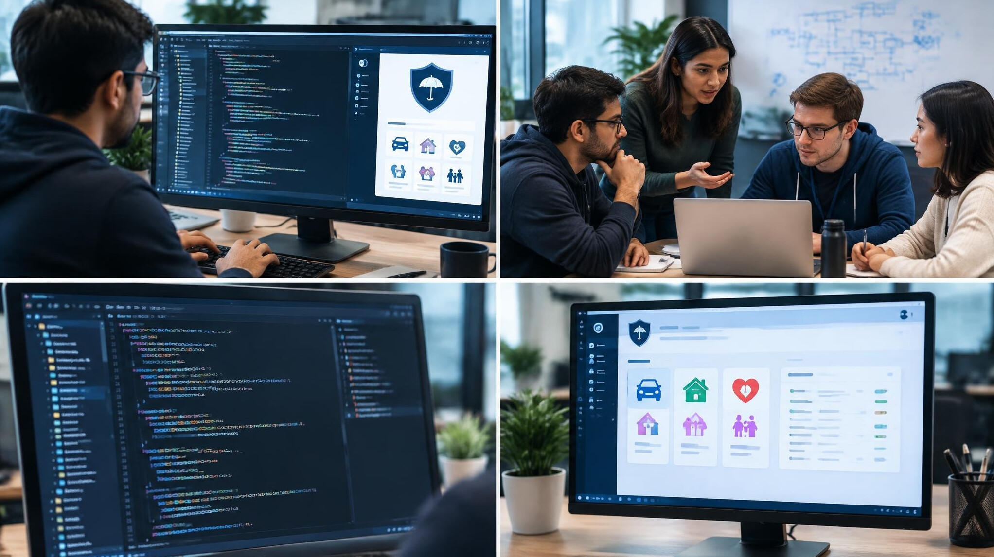 programmer coding insurance software